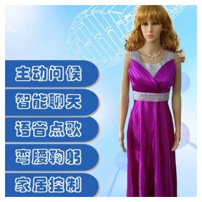 酒店餐廳智能迎賓保姆機(jī)器人美女服務(wù)員送餐傳菜送菜端菜對(duì)話商用